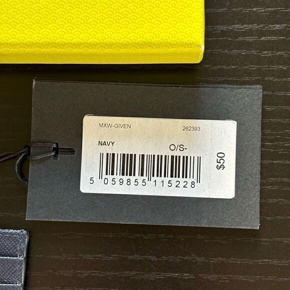 Ted Baker Given Leather Card Holder navy new - Picture 11 of 12